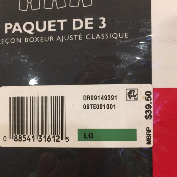 Tommy Hilfiger 3 pack Classic Boxer Brief Mens Size Large 36-38 Black NWT sealed - Picture 9 of 13